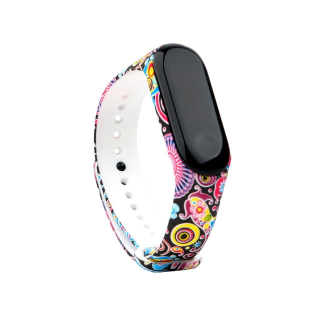 Colorful Bracelet For Xiaomi Mi Band 3 Sport Strap Watch Wrist Strap F –  SkiBix