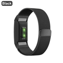 XShum Metal Stainless Strap For Fitbit Charge 2 Band Milanese Loop Magnetic Fitbit charge 3 Strap Smart bracelet For Women Men