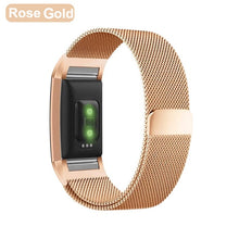 XShum Metal Stainless Strap For Fitbit Charge 2 Band Milanese Loop Magnetic Fitbit charge 3 Strap Smart bracelet For Women Men