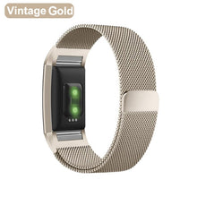 XShum Metal Stainless Strap For Fitbit Charge 2 Band Milanese Loop Magnetic Fitbit charge 3 Strap Smart bracelet For Women Men