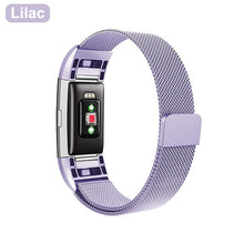 XShum Metal Stainless Strap For Fitbit Charge 2 Band Milanese Loop Magnetic Fitbit charge 3 Strap Smart bracelet For Women Men