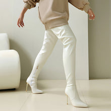 Load image into Gallery viewer, Sexy Slimming Pointed-toe Over-the-knee Boots With Stiletto Heels