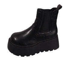Load image into Gallery viewer, Women's Fashion British-style Chunky-sole Ankle Boots