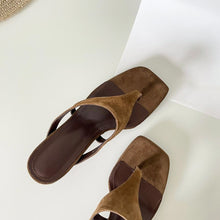 Load image into Gallery viewer, Retro-chic Minimalist Thong Stiletto Sandals