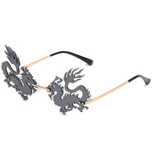 Charger l'image dans la galerie, Lunettes de soleil sans monture Dragon et Phénix pour hommes et femmes