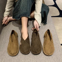 Load image into Gallery viewer, Womens Round-toe Slip-on Roman Fisherman Sandals