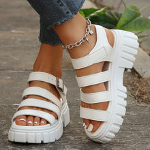 Load image into Gallery viewer, Platform-sole Casual Thick-soled Womens Plus-size Sandals