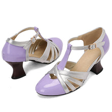 Load image into Gallery viewer, Women's Lavender Thong High Heels