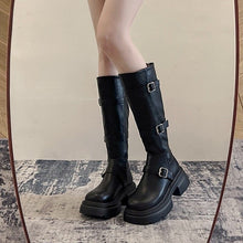 Load image into Gallery viewer, Women's Fashionable Retro Casual Knee-High Boots