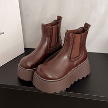 Load image into Gallery viewer, Women's Fashion British-style Chunky-sole Ankle Boots