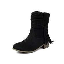 Load image into Gallery viewer, Tassel Women's Casual Ankle Boots