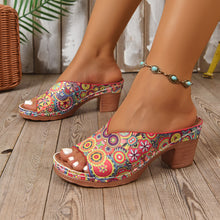 Load image into Gallery viewer, Plus-size High-heeled Slippers For Women