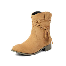 Load image into Gallery viewer, Tassel Women's Casual Ankle Boots