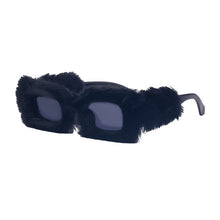 Load image into Gallery viewer, Plush Square Sunglasses For Women All Inclusive Sunglasses For Women In Winter