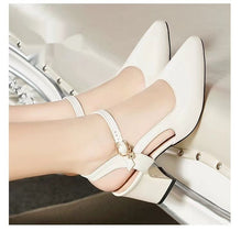 Load image into Gallery viewer, Womens Versatile Pointed-toe Chunky-heel Sandals