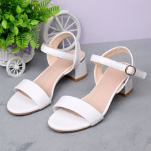 Load image into Gallery viewer, Womens Plus Size Fashionable Round Toe High Heel Sandals