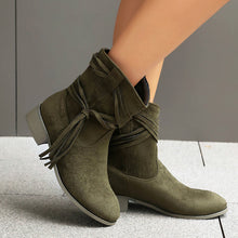 Load image into Gallery viewer, Tassel Women's Casual Ankle Boots