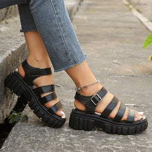 Load image into Gallery viewer, Platform-sole Casual Thick-soled Womens Plus-size Sandals