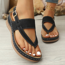 Load image into Gallery viewer, Womens Plus-Size Flip-Flop Sandals