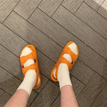 Load image into Gallery viewer, Sandals Fairy-Style Flat Roman Shoes For Beach Vacation And Students