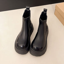 Load image into Gallery viewer, Women's Fashion British-style Chunky-sole Ankle Boots
