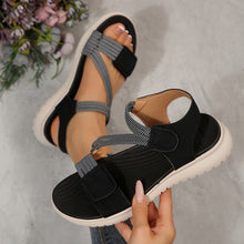 Load image into Gallery viewer, Women's Cloth Platform Beach Sandals