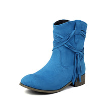 Load image into Gallery viewer, Tassel Women's Casual Ankle Boots