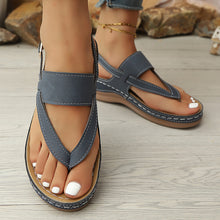 Load image into Gallery viewer, Womens Plus-Size Flip-Flop Sandals