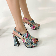 Load image into Gallery viewer, Fish-mouth Thick-soled High-heeled Sandals For Women