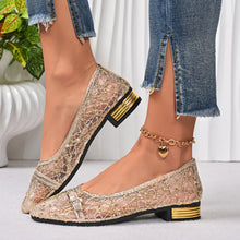 Charger l'image dans la galerie, Chaussures en maille à bout pointu et peu profond pour femmes, avec nœud pour une meilleure aération
