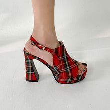 Load image into Gallery viewer, Fish-mouth Thick-soled High-heeled Sandals For Women