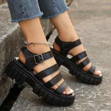 Load image into Gallery viewer, Platform-sole Casual Thick-soled Womens Plus-size Sandals