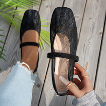 Load image into Gallery viewer, Womens Casual European And American-style Square-toe Flats