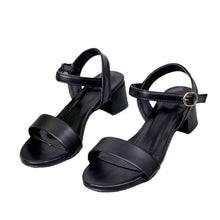 Load image into Gallery viewer, Womens Plus Size Fashionable Round Toe High Heel Sandals
