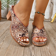 Load image into Gallery viewer, Plus-size High-heeled Slippers For Women