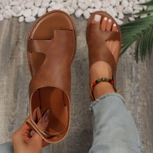 Load image into Gallery viewer, Plus-size Velcro Summer Flip-flops With A Flat Sole For Southeast Asia