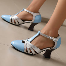 Load image into Gallery viewer, Women's Lavender Thong High Heels