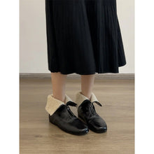 Load image into Gallery viewer, Womens Fleece-Lined Dr Martens-Style Boots With Front Zipper, All-Match Style