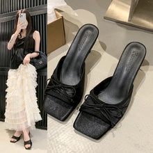 Load image into Gallery viewer, Women's Simple All-Match Bowtie Peep-Toe Sandals