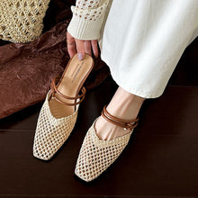 Load image into Gallery viewer, Early Autumn New Arrival Outerwear French Fairy Style Chunky-Heel Resort Shoes