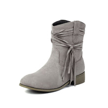 Load image into Gallery viewer, Tassel Women's Casual Ankle Boots