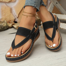 Load image into Gallery viewer, Womens Plus-Size Flip-Flop Sandals