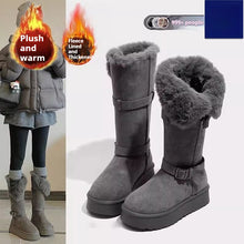 Load image into Gallery viewer, Women's Fashionable Padded Mid-Calf Cotton Boots