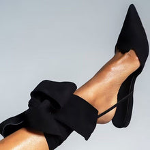 Load image into Gallery viewer, Suede Pointed-toe Outdoor Lace-up Sandals For Women