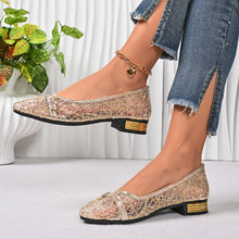 Charger l'image dans la galerie, Chaussures en maille à bout pointu et peu profond pour femmes, avec nœud pour une meilleure aération