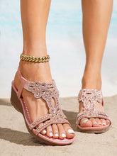 Load image into Gallery viewer, Bohemian-style Thick-soled Wedge Sandals