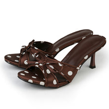 Load image into Gallery viewer, Elegant Cutout Mesh Sandals With A Bow Detail