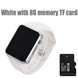 free shipping  WristWatch Bluetooth Smart Watch Sport Pedometer With SIM Camera Smartwatch For  Android Smartphone  Russia T50