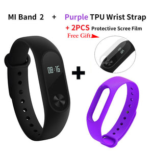 Promotion! Original Xiaomi Mi Band 2 Miband Band2 Wristband Bracelet with Smart Heart Rate Fitness Tracker Touchpad OLED Strap