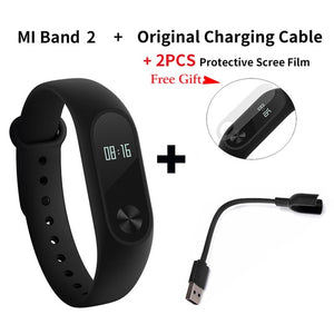 Original Xiaomi Mi Band 2 Smart Fitness Bracelet Watch Wristband Miband OLED Touchpad Sleep Monitor Heart Rate Mi Band2 Freeship